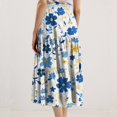 thumbnail image 3 of Maxi Skirts for Women Long Midi Length Casual Skirt for Beach Party Holiday 2025, 3 of 5