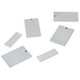 thumbnail image 3 of 10 Pieces Rectangle Stainless Steel Pendant Necklace Blank Stamping Pendants Tags For Jewelry Making Charms DIY Dog Tags 3 Sizes Available 9x25mm, 3 of 8