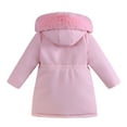 thumbnail image 3 of Kiijoy Tween Girls Padded Jackte Winter Heavyweight Hooded Coat Outerwear, Sizes 11-12, 3 of 4
