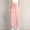 Pink, variant on Azrian Pants for Women,Womens Plus Size Pants Summer Fashion Ice Silk Bundle Feet High Waist Pocket Casual Trouser