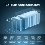 SGFYO Group Size 27 12V 100Ah AGM Deep Cycle Battery, 3% Self-Discharge Rate, 1100A Max Discharge Current,Sealed Solar Battery for RV,Golf Cart,Camping,off Grid,Trolling Motor