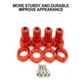 thumbnail image 4 of Xingzhi Wheel Rims Tyre For E-revo Aluminum Alloy Short Course Wear-resistant 4pcs RC Car Accessories Replacement Parts Red, 4 of 6