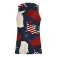 thumbnail image 4 of Titcea Independence Day Men's Tank Top Flag Printed Round Neck Sleeveless Patriotic T-Shirts Beach Vacation Outdoor Gym Casual Tops, 4 of 4