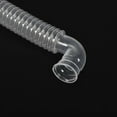 thumbnail image 3 of Washing Machine Drain Hose, 15mm ID 165mm Length Elbow Corrugated Pipe White, 3 of 9