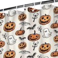 thumbnail image 3 of Classic Halloween Pattern Shower Curtain 36"x72" ,Bathroom Decorative Shower Curtains Set with 12 Hooks,Modern Waterproof Washable Shower Curtain, 3 of 6