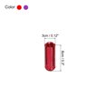 thumbnail image 2 of Uxcell Dart Flight Protectors Aluminum Dart Accessories, Red Purple 6 Pack, 2 of 5