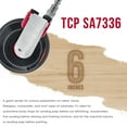 thumbnail image 5 of Professional Heavy Duty 6" Dual-Action Random Orbit Air Palm Sander with Both PSA and Hook & Loop Backing Pads - Orbital Pneumatic Sanding Disc Sander, 5 of 6