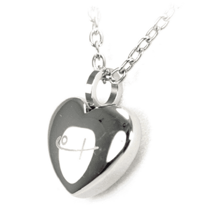 Heart Shaped Pendant - Shuzi Classic Heart Shaped Stainless Steel Fashion Pendant