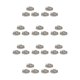 thumbnail image 2 of Sonducket Metal Hombres Idea adecuada Hombres Brazalete Funky Hombres Accesorio Todas las ocasiones Hombres Funky para brazaletes Accesorios para Plata 10Conjunto, 2 of 6