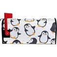 thumbnail image 5 of GZHJMY Cute Cartoon Penguins Animal Magnetic Mailbox Cover Standard Size Mailbox Wraps MailWraps Post Letter Box Cover Garden Yard 21 x 18 in Home Decor, 5 of 7