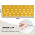 thumbnail image 5 of Yellow Geometric Quatrefoil Pattern Kitchen Rug Mat,Kitchen Runner Rugs Non Skid Washable,Decorative Kitchen Floor Mats for Kitchen,Sink,Laundry,17"X47", 5 of 5