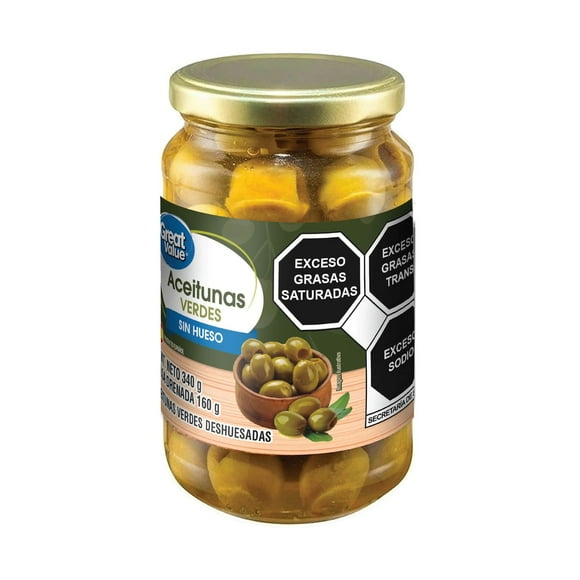 Aceituna Verde GV deshuesada 340gr