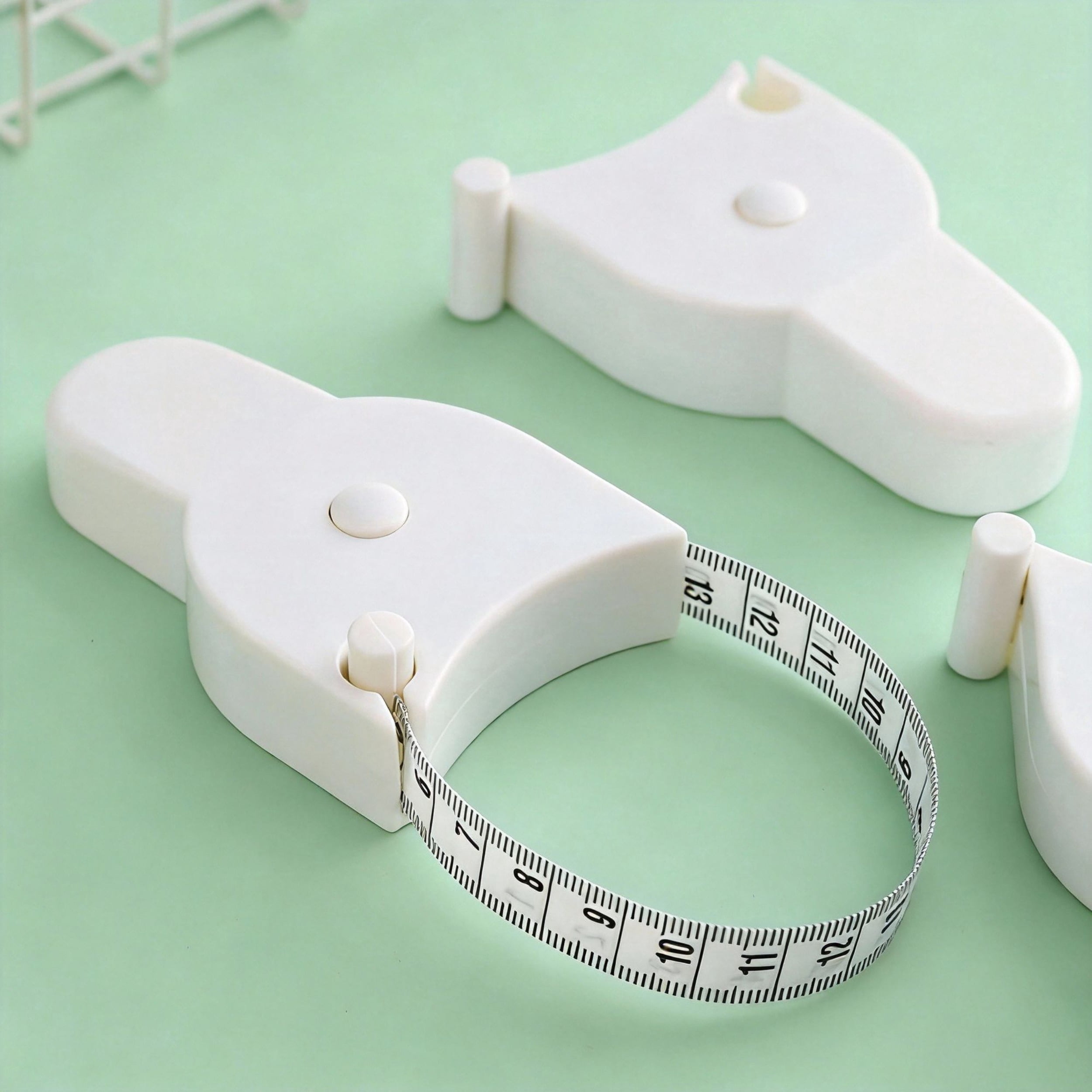 Portable Y-type 3-meter Flexible Tape Measure with Locking Device, Ergonomic Handle, and Centimeter Scale