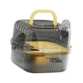 thumbnail image 3 of Milaget 2 Layers Multifunctional House Small Animal Cage for Rats Small Animals Mice yellow, 3 of 9