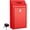 Red, variant on Metal Donation Box with Lock Slot 10.2 x 5.7 x 3'' Collection Box Safe Suggestion Box Charity Collection Donation Box Money Lock Box Cash Drop Box Money Boxes for Home Office Outdoor Door (Red)