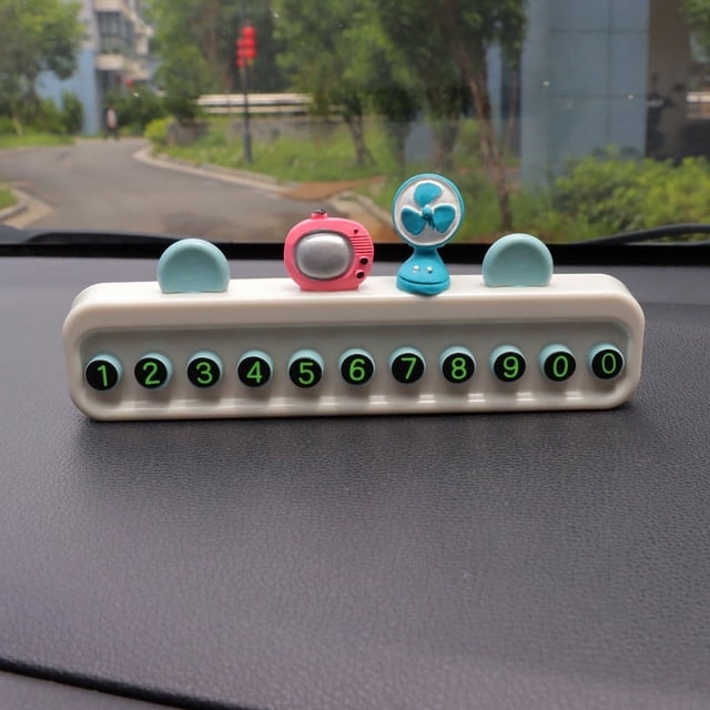 Placa de matrícula temporal para estacionamiento de automóviles, teléfono móvil, dibujos animados, (electrodomésticos) Sailing Electrónica