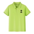 thumbnail image 6 of XXWXYD Boys Girls Short Sleeve 𝐏𝐨𝐥𝐨 Shirt, School Uniform Button Up Collared Shirt, Dry Fit Casual Tee Tops with Odor Control Technology, 6 of 8