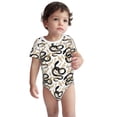 thumbnail image 2 of Yiaed Snake Print Infant Climbing Short Sleeve Onesie One-Piece Baby Bodysuit Clothes 0-12 Months -3 Months, 2 of 6