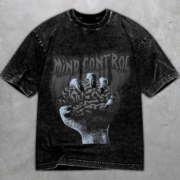 5 Wolf Grey 5s Light Graphite Washed Shirt, Mind Control, Shirts Match Sneakers