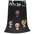 thumbnail image 6 of Lsque The Binding of Isaac Pattern Fuzzy Fleece Throw Blanket Extra Large,Super Soft,Fluffy and Warm Blankets for Couch,Bed,All Season Use (40"x30"), 6 of 7