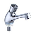 thumbnail image 1 of Mezcladora Monomando Labg Para Lavabo Con Botón Push Llave Baño Plata, 1 of 4