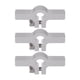 thumbnail image 1 of Soporte de varilla de sujeción, guía de riel de movimiento lineal, 2 lados, 1 columna, equipo mecánico, 3 uds., 1 of 8