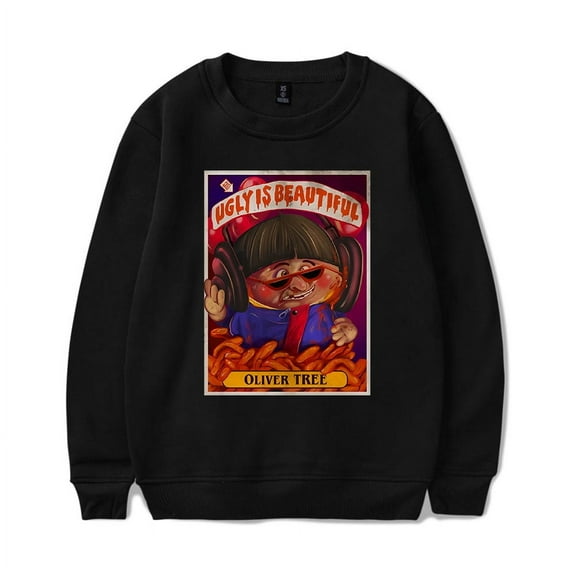 Oliver Tree Merch Trash Sweatshirt Crewneck Men Women Long Sleeve Winter Hoodie Pullover Top