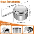 thumbnail image 2 of 6 Pack Chafing Fuel Holder,Stainless Steel Chafe Wick Fuel Holder with Safety Cover Canned Heat Box Holder for Chafing Dish,Buffet,Barbecue,Parties, 2 of 10