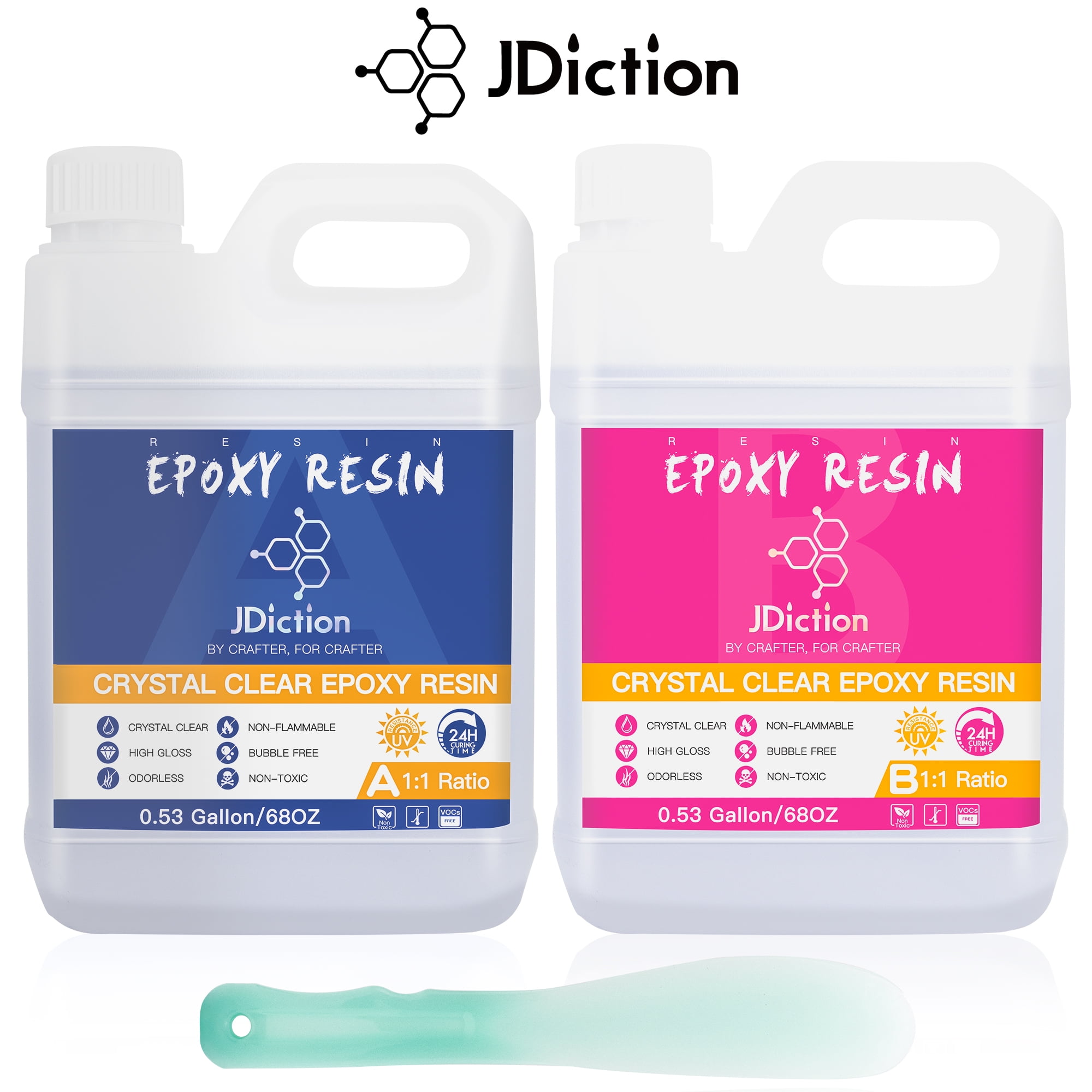 Buy JDiction Epoxy Resin 1.06 Gallon KitPro Epoxy Resin Clear for