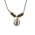 thumbnail image 1 of MEDALLA DE VIRGEN ZIRCONIAS PARA BAUTIZO DE ORO LAMINADO, 1 of 5