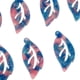 thumbnail image 3 of Colgantes de Hojas de árbol para Hallazgos Artesanales para Un Collar de Accesorios de Bricolaje Azul profundo, 3 of 7