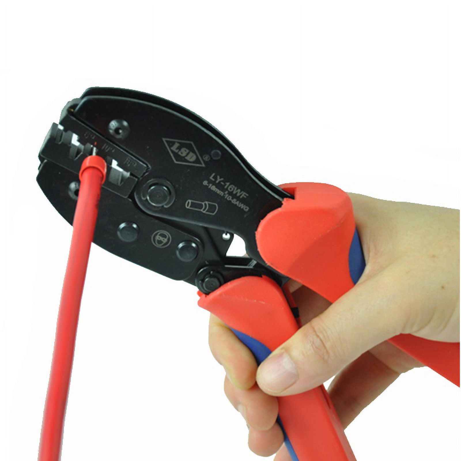 Crimping pliers Manual Electrician Special ,Applies to 6-16mm² Coaxial Cable Line Crimping Tool ,Durability That Lasts