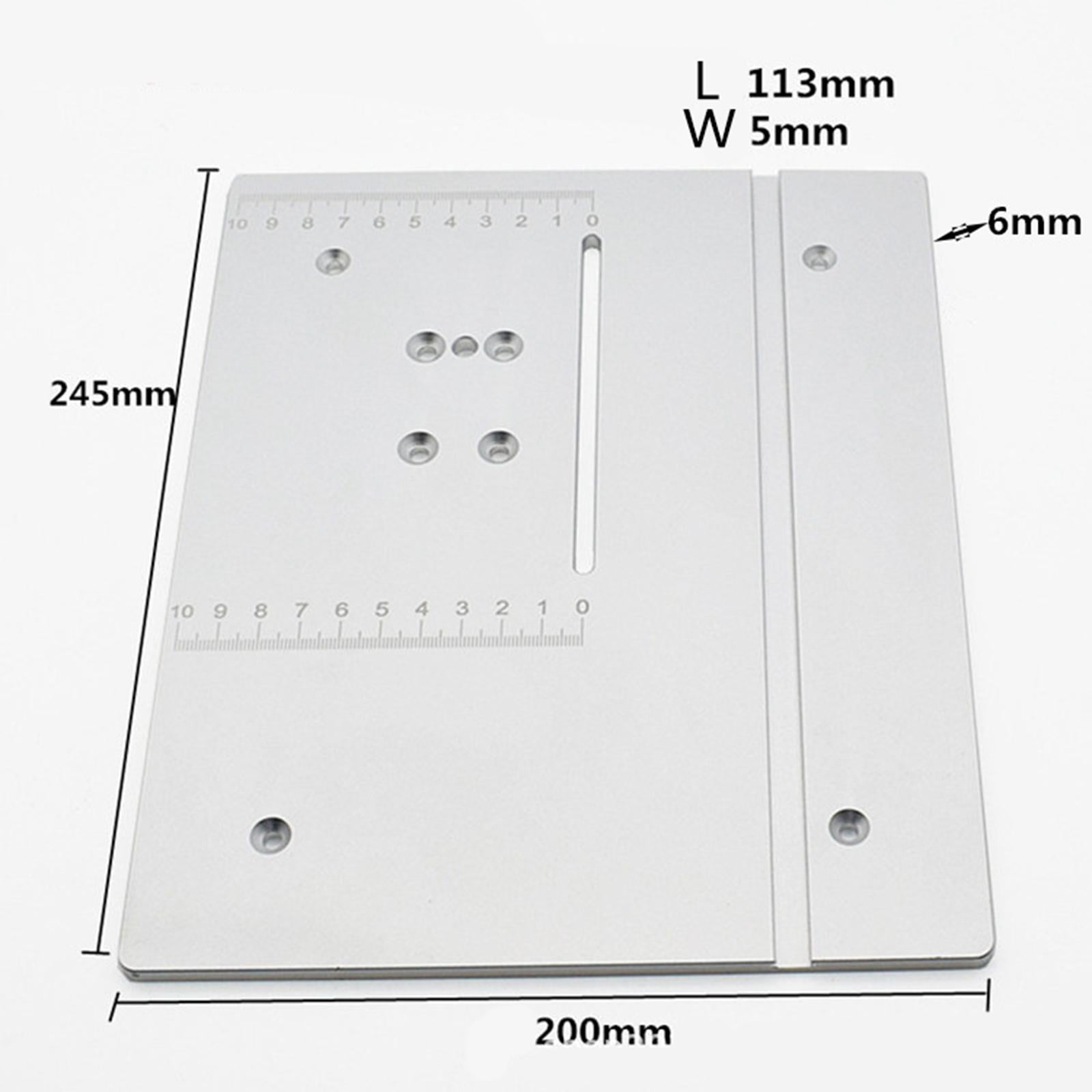 Aluminum Alloy Table Panel Mini for Woodworking Benches Home Workbench