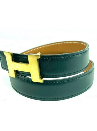 Hermes 5382 Rock Reversible Belt Leather Thin Yellow 2403201