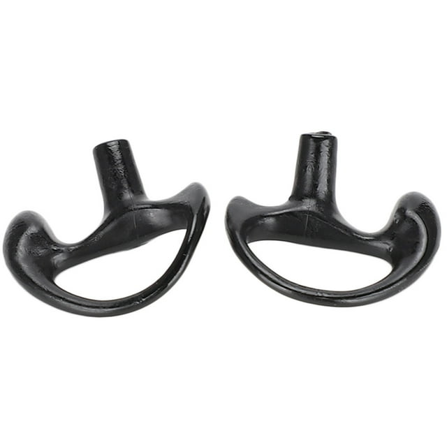 Reemplazo De Molde De Oreja De Gel De Sílice Negro Suave Y Cómodo Para La Mayoría De Los Kits De Audio De Tubo De Bobina Grandes