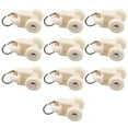 thumbnail image 4 of relayinert Rail de Rideau Robuste 10 Pcs Rail Coulissant Robuste Crochet de Transport Roulant Support de Plafond Solide et Durable Style Blanc 10 1Ensemble, 4 of 6