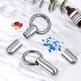 thumbnail image 4 of Decodeary Wide Application For Keychain Pill Holder Pills Safe Anywhere Silver Compact, 4 of 6