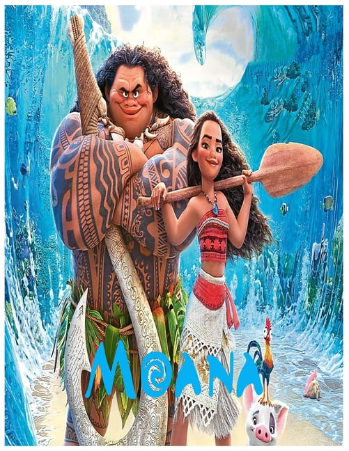 moana book with figures