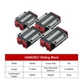 thumbnail image 2 of 4pcs/lot HGH15CA HGW15CC HGH20CA HGW20CC For Linear Guides HGR15 HGR20 Slides Bearing For CNC Router ,Long Lasting, 2 of 6