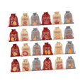thumbnail image 3 of 24 bolsas de regalo de Navidad perfecl bolsas de golosinas reutilizables para regalos de fiesta Estilo C, 3 of 8