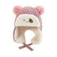 thumbnail image 2 of Winter Cartoon Baby Plus Velvet Warm Hat Thickened Windproof Earmuffs Lei Feng Fleece Hat 6-24M, 2 of 4