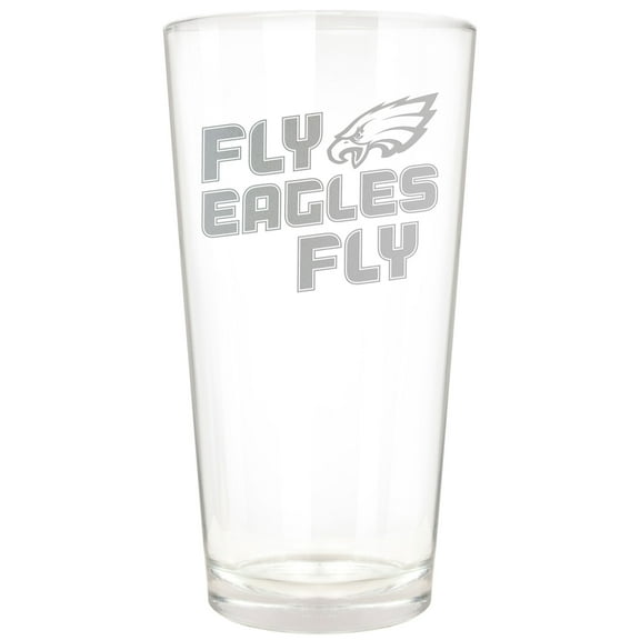 Philadelphia Eagles Etched 16oz. Rally Cry Pint Glass