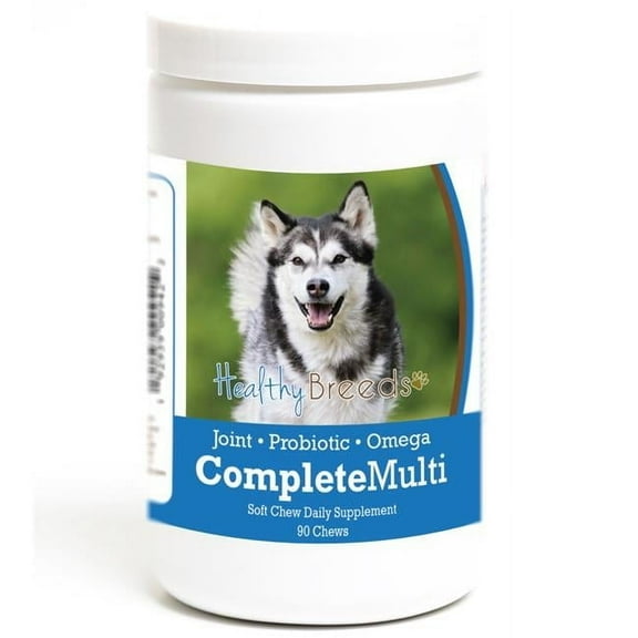Healthy Breeds 192959009422 Alaskan Malamute all in one Multivitamin Soft Chew - 90 Count