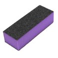 thumbnail image 2 of Black Purple Nail Finishing Polisher 3 Way Buffer Manicure File Polishing Block Smooth Tool, 2 of 6