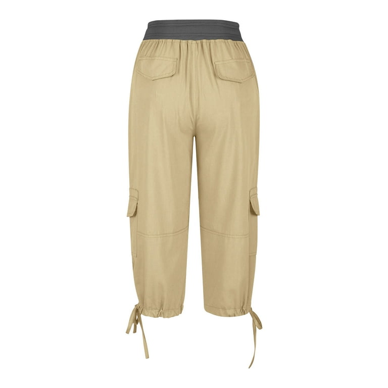 ◆THE MUSEUM VISITOR◆ HEART CARGO CAPRIPANTS BROWN 15684 0004840_ladies-brown-capri-