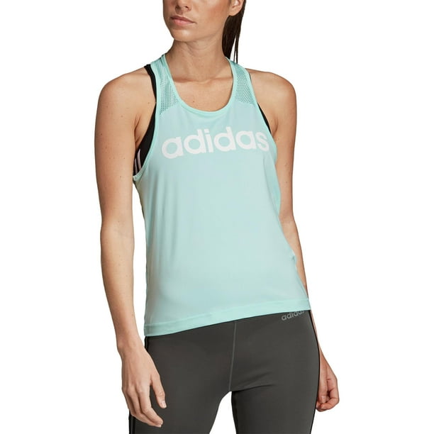 Encantada de conocerte Por Tumba Adidas Womens Fitness Running Tank Top - Walmart.com