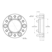 Spidertrax WHS007 Black Wheel Spacer Kit