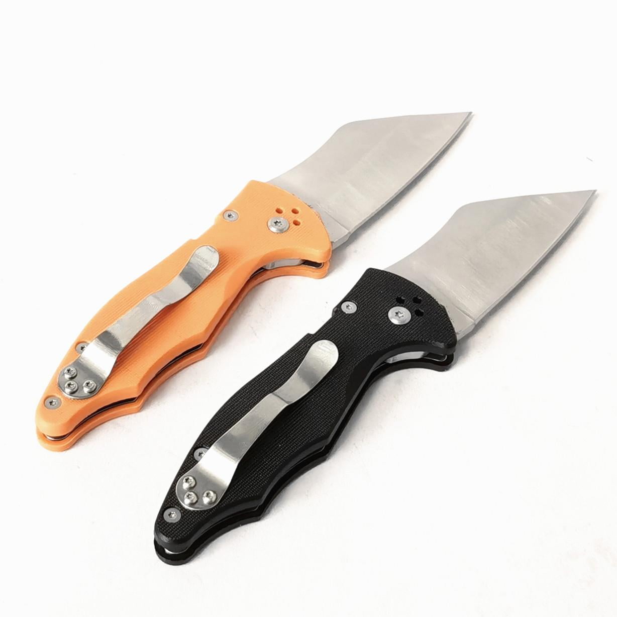 Tactical Survival Hunting Camping Pocket Folding Knife, Blade G10 Handle knives Outdoor EDC Tool
