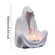 thumbnail image 2 of Portavelas fantasma, artesanía de resina de Halloween para suministros de fiesta en casa, color blanco, 2 of 4