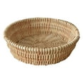 thumbnail image 2 of Handmade Wicker Basket Vegetable Holder Rack Picnic Basket Table Organizer Vegetable Basket for Living Room Home Tabletop Countertop Decor 35cm, 2 of 9